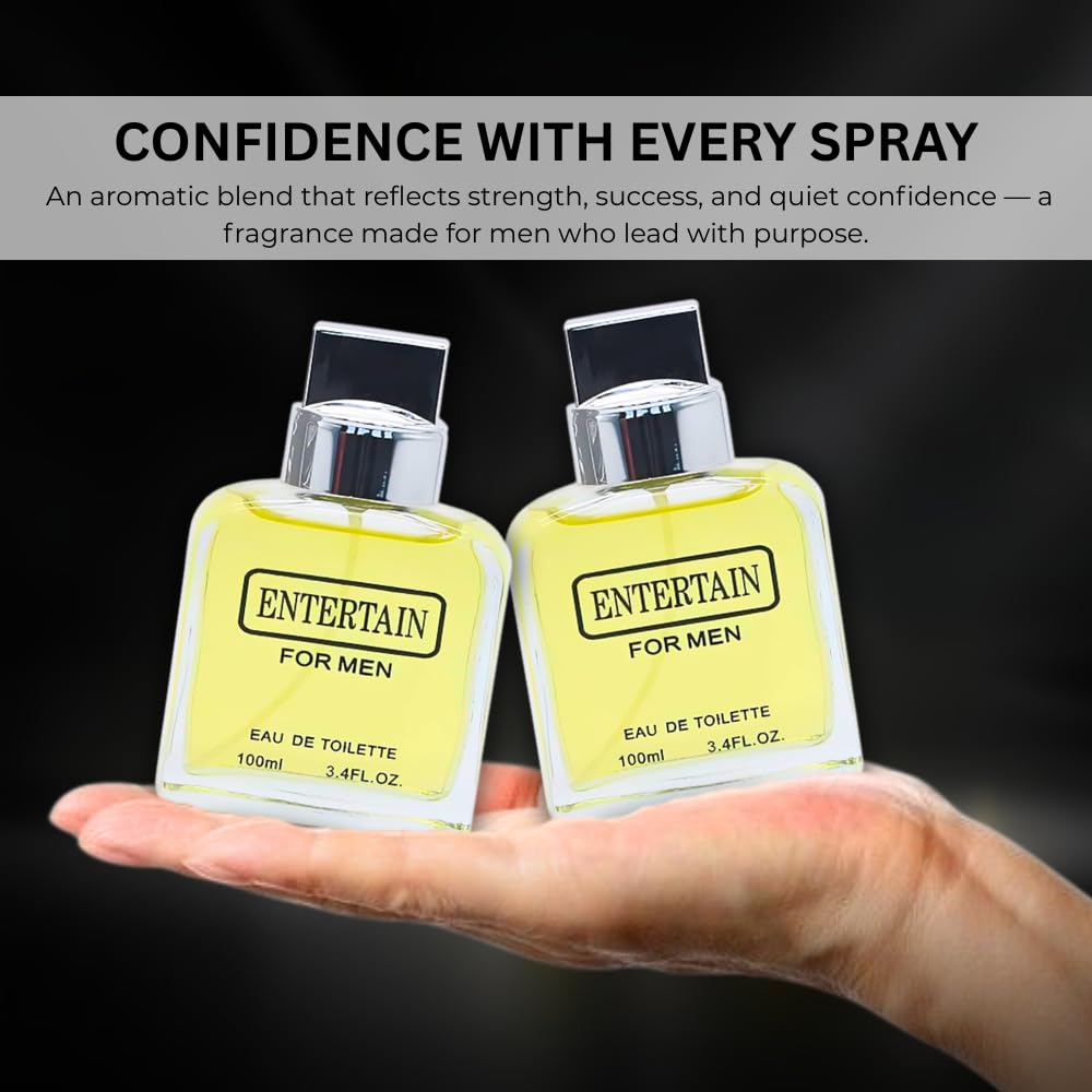 Sandora Fragrances Entertain for Men Duo – 2 × 3.4 fl oz Eau de Parfum