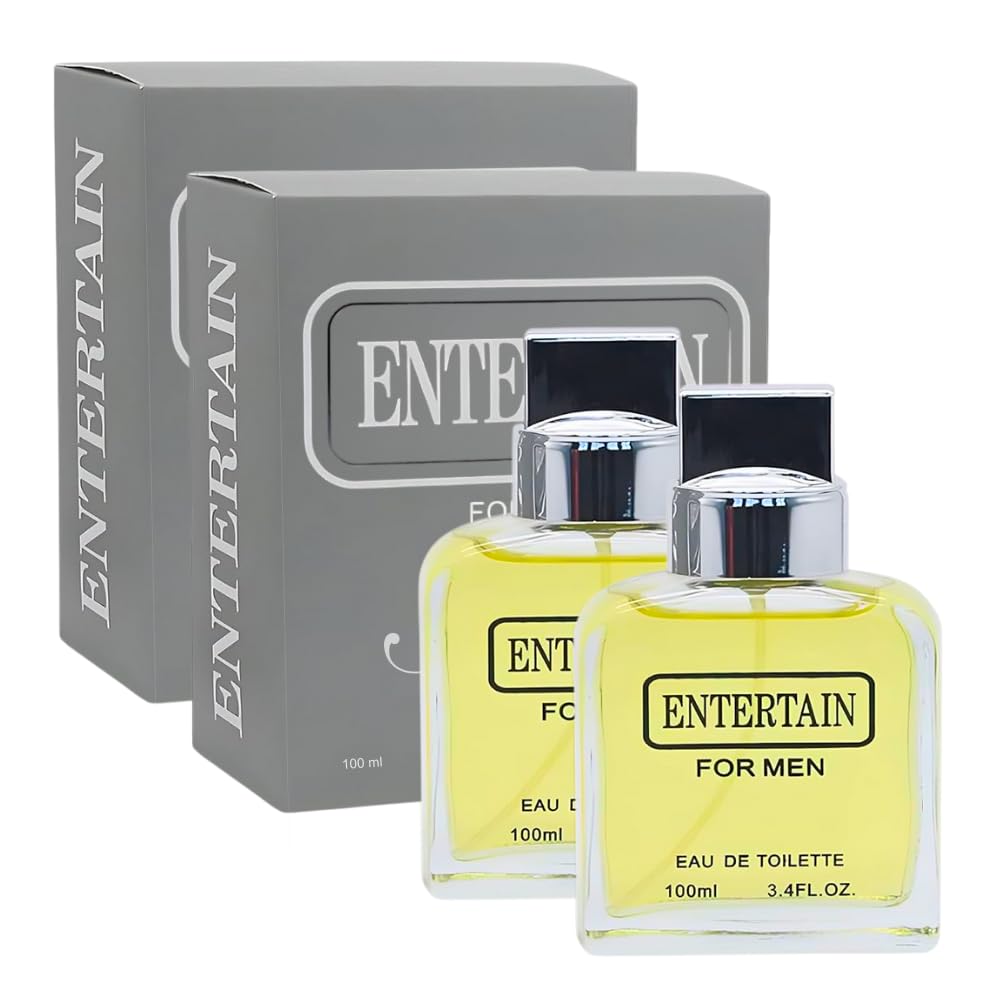 Sandora Fragrances Entertain for Men Duo – 2 × 3.4 fl oz Eau de Parfum