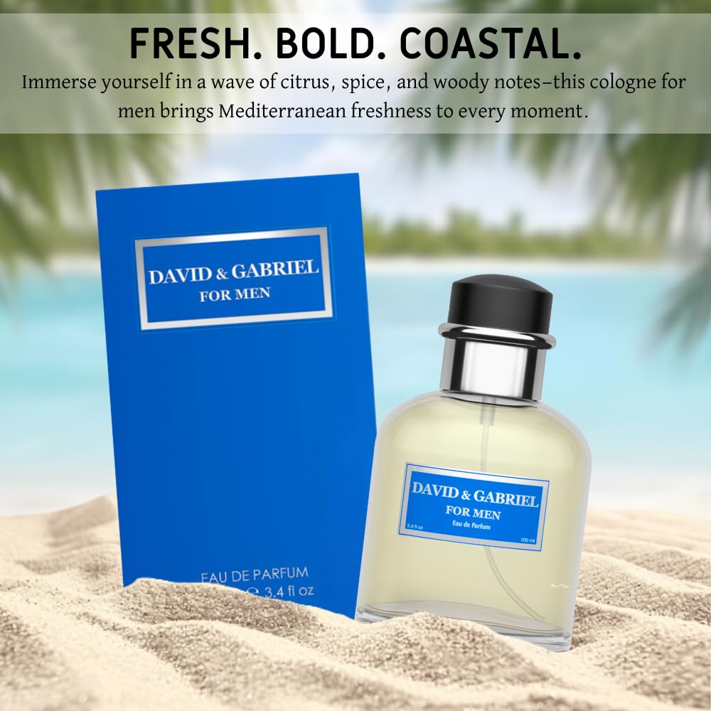 Sandora Fragrances Men’s Perfume – Inspired by Iconic Fresh Aquatic Scent – Grapefruit, Juniper, Rosemary & Oakmoss | EDP 100 ml