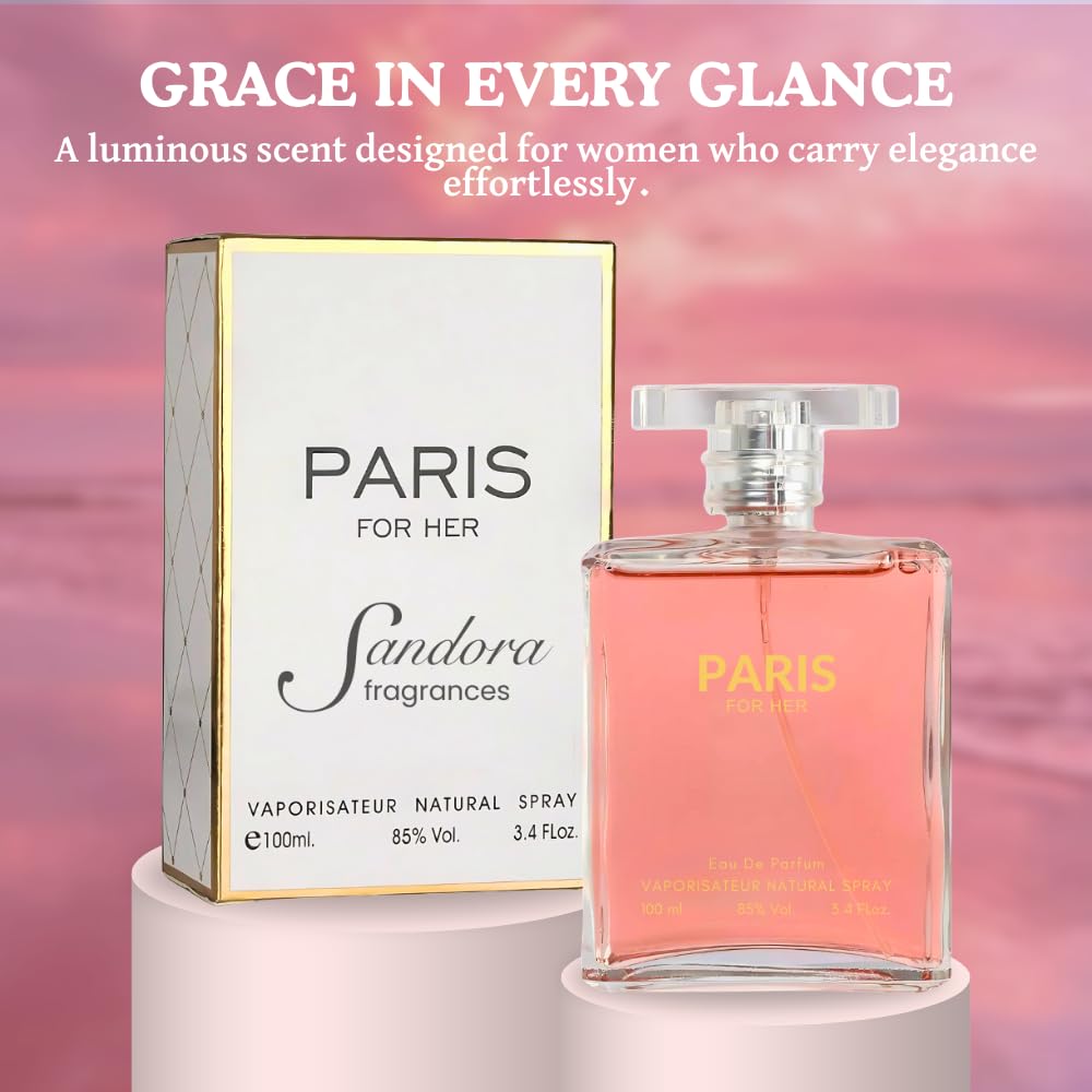 Sandora Fragrances Women’s Perfume – Orange, Jasmine, Patchouli & Vanilla | 3.4 oz