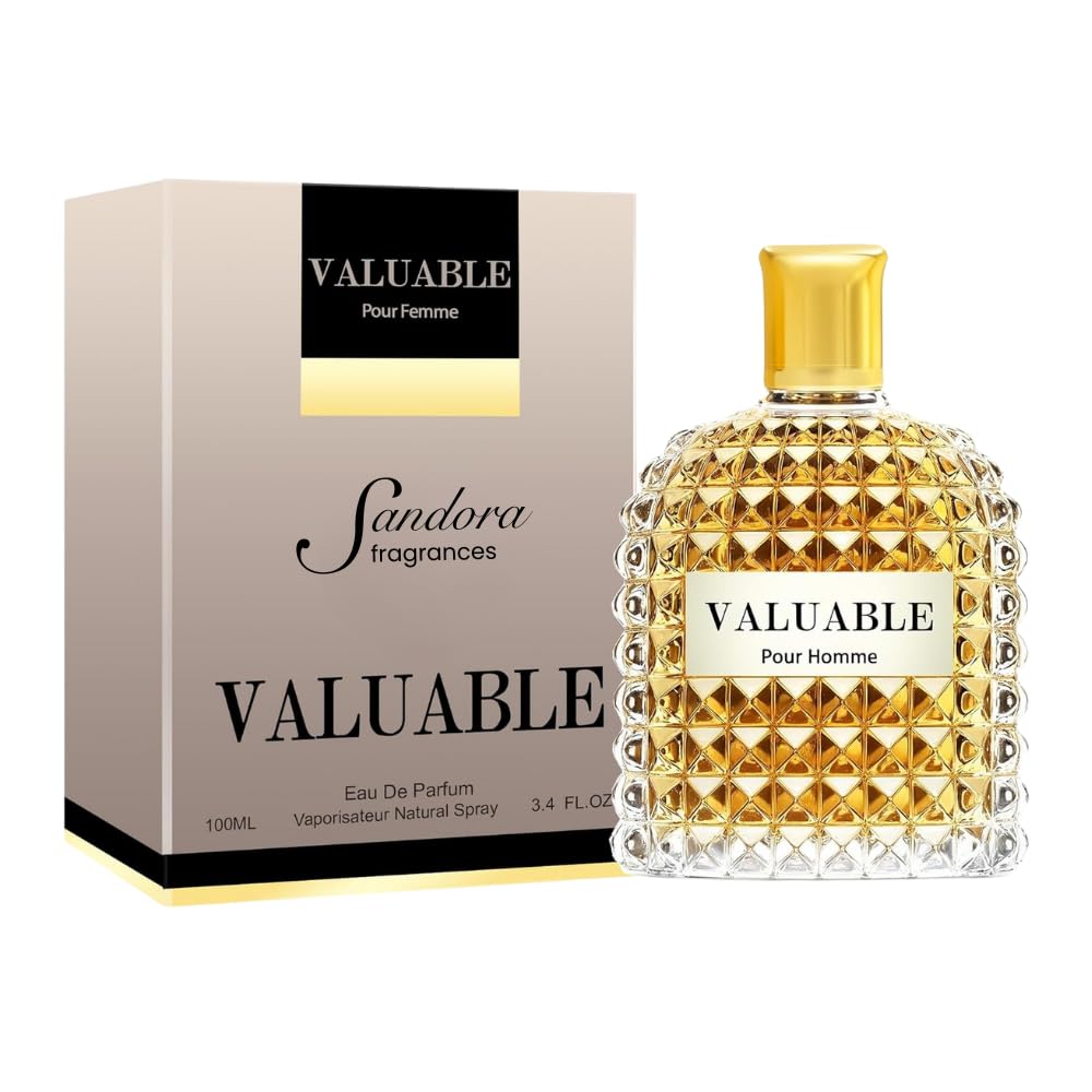 Sandora Fragrances Men’s Perfume – Bergamot, Myrtle, Hazelnut & Leather, 3.4 oz
