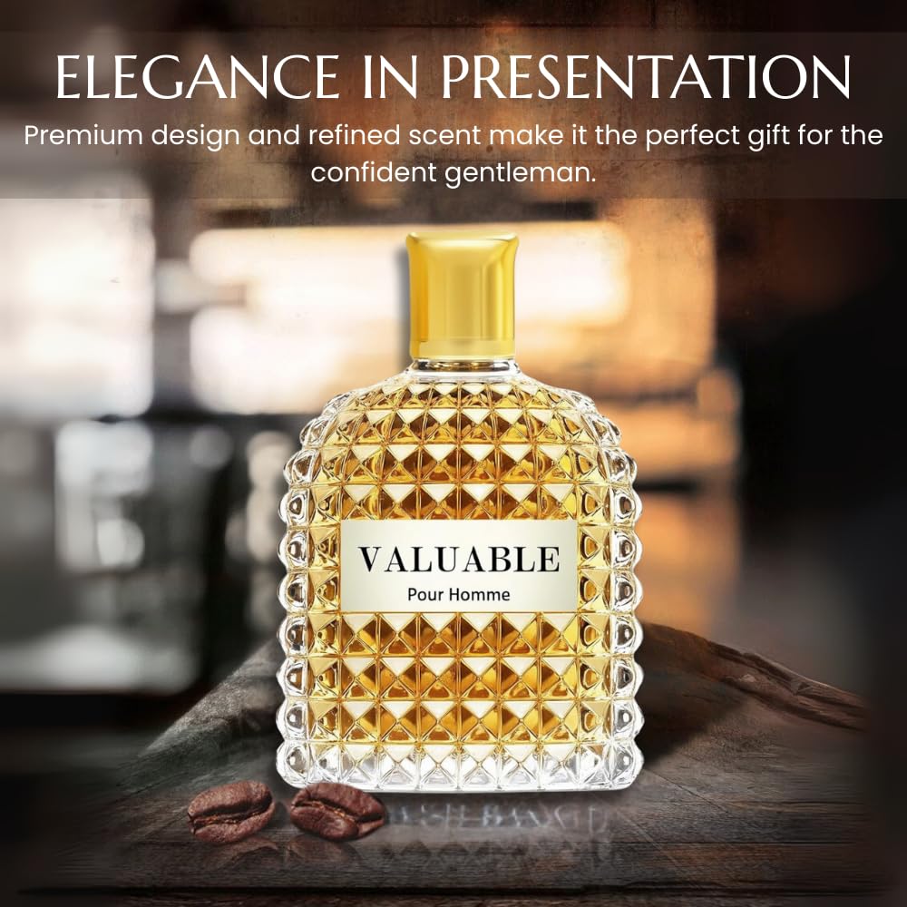 Sandora Fragrances Men’s Perfume – Bergamot, Myrtle, Hazelnut & Leather, 3.4 oz
