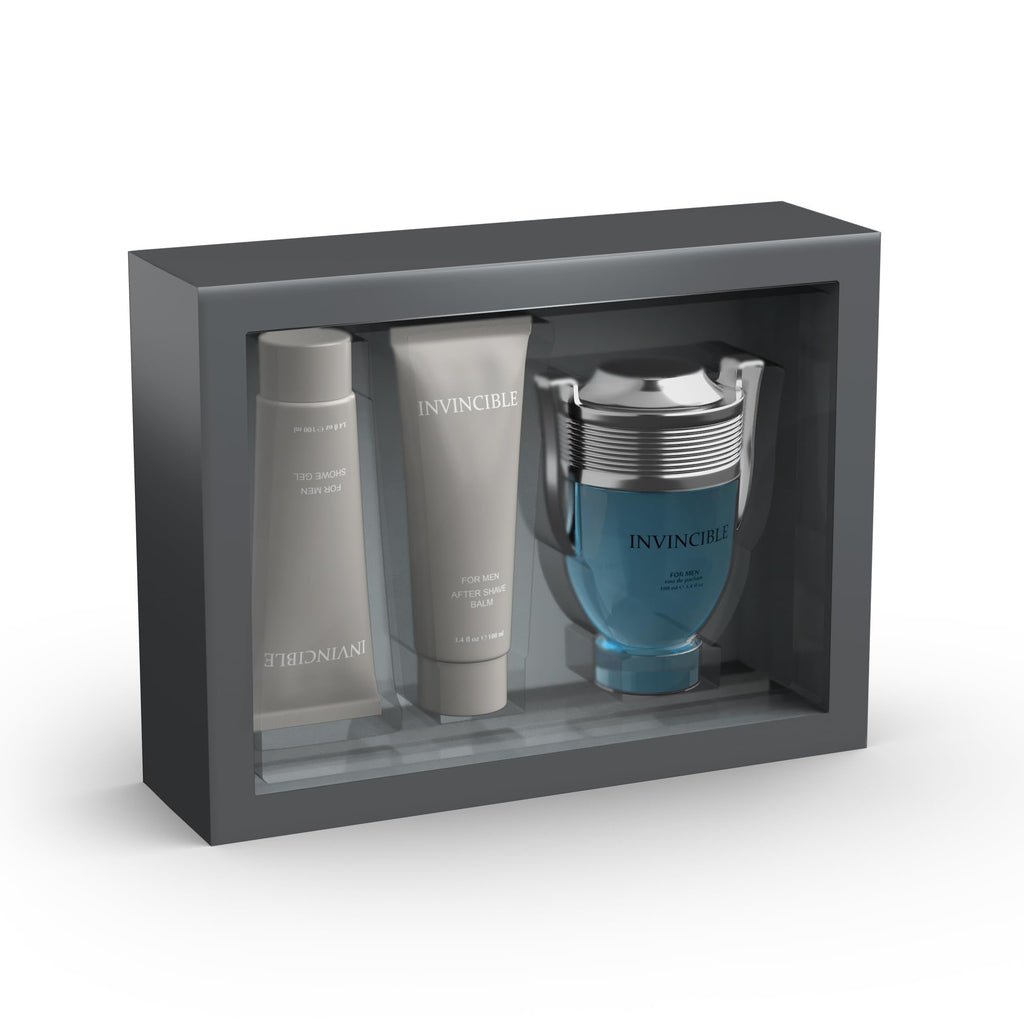 Sandora Fragrances Mens Gift Set – Fresh Cologne for Men (Grapefruit, Marine Accord, Bay Leaf & Ambergris) 3.4 oz each