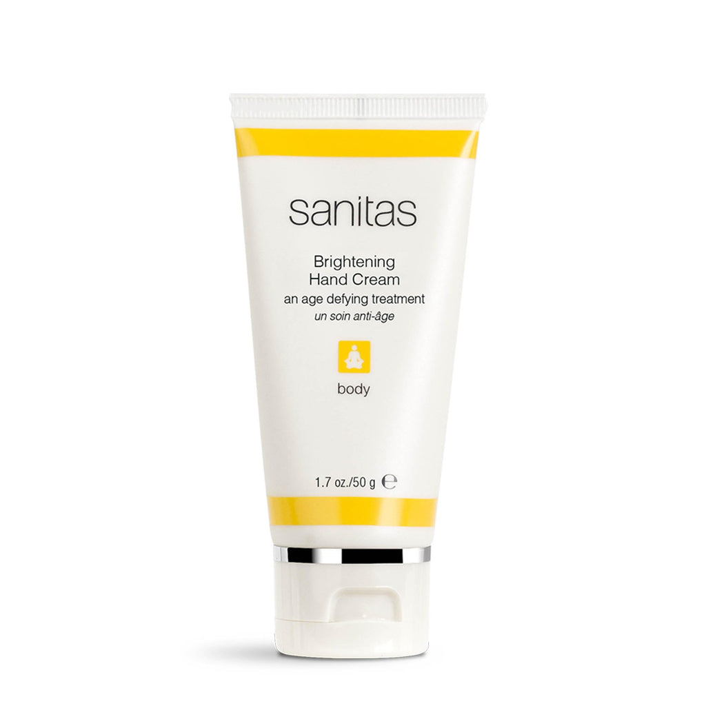 Sanitas Skincare Brightening Hand Cream with Vitamin C – Hydrating Hand Lotion, 1.7 oz
