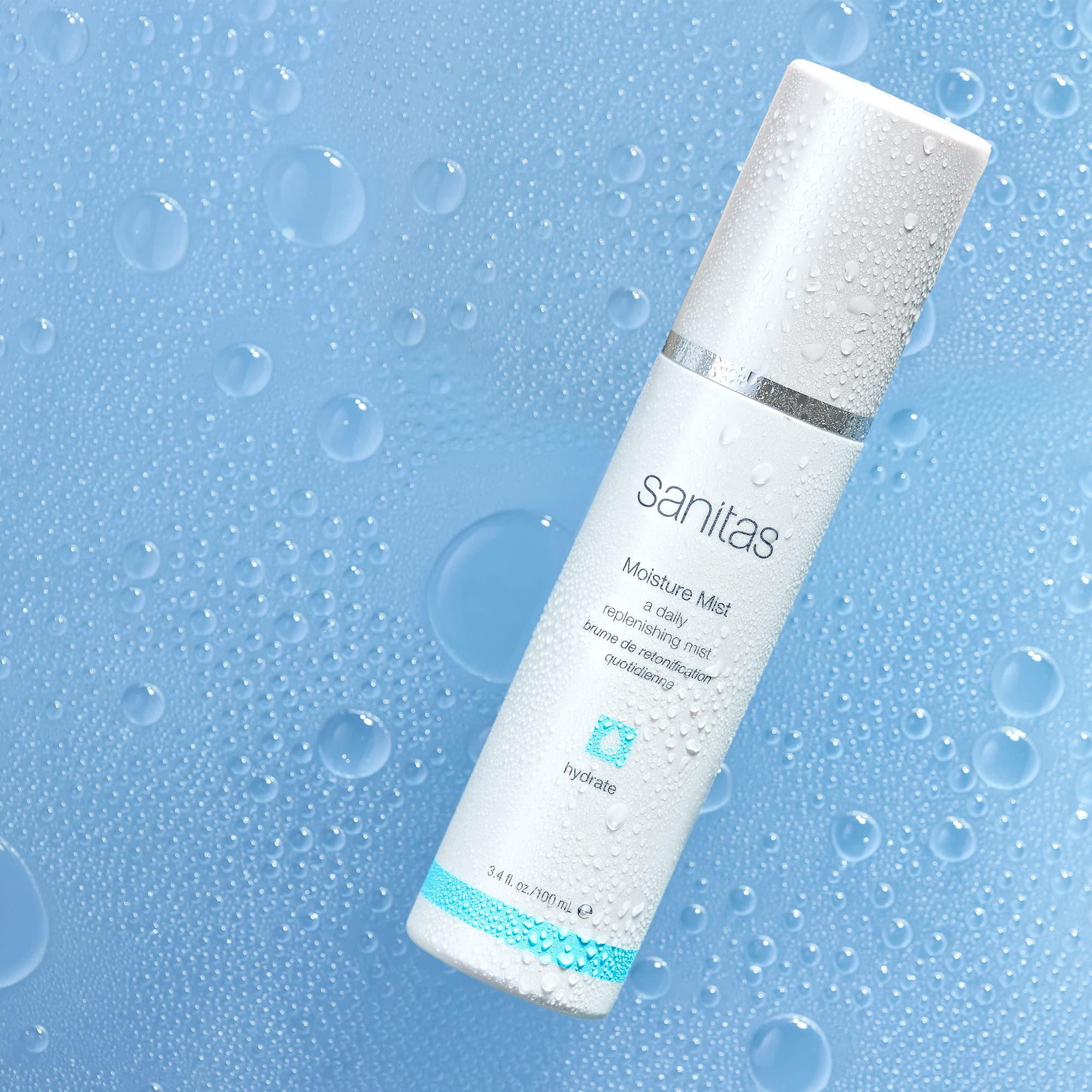 Sanitas Skincare Moisture Mist – Hydrating Hyaluronic Acid Spray, 3.4 oz