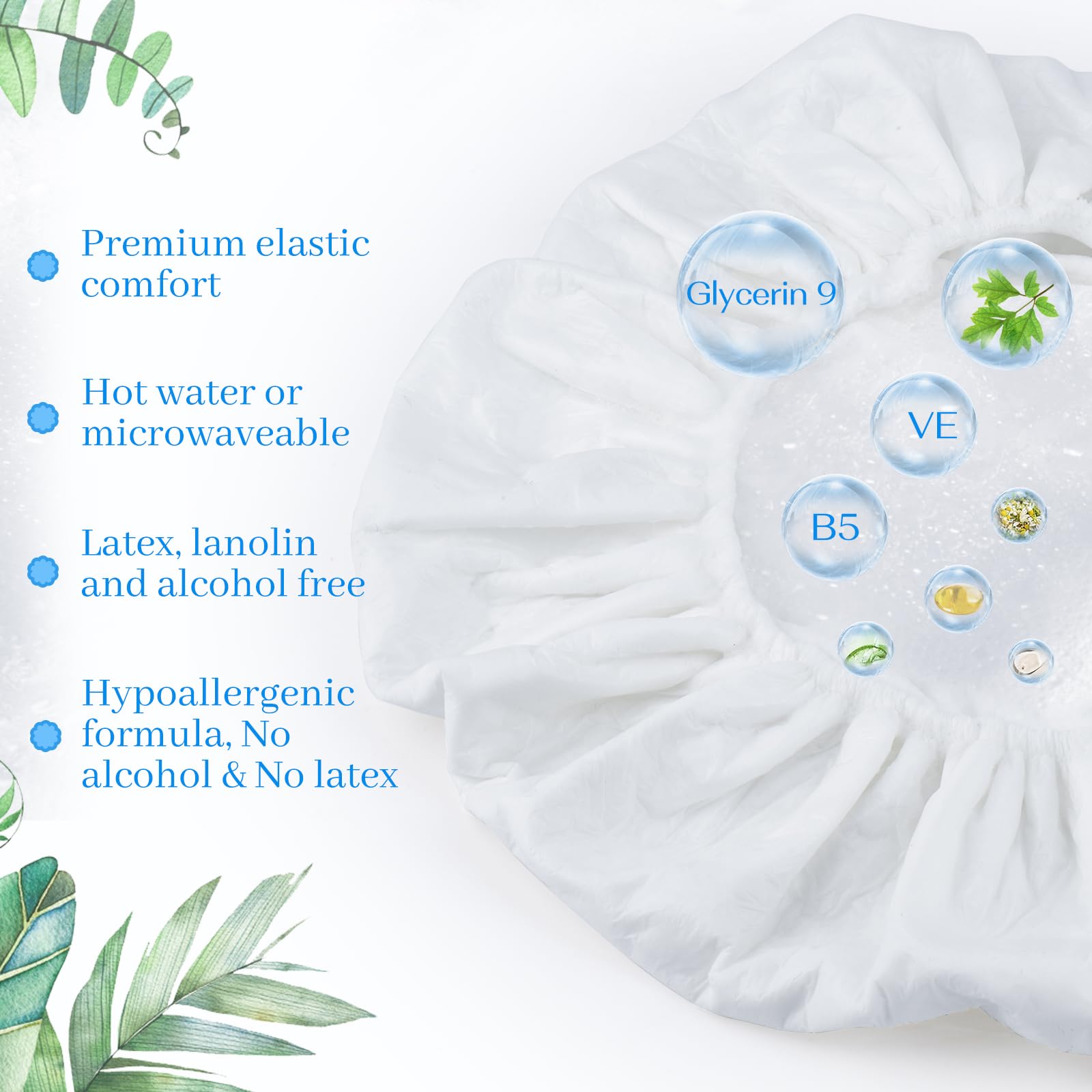 SANPUK Shampoo Cap 12 Pack – No-Rinse, Waterless Hair Care for Adults, Bedridden & Seniors