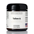 Santa Cruz Paleo Suet Tallow & Coconut Moisturizer – Organic, Grassfed Skin Care, Non-Comedogenic (3.5 Oz)