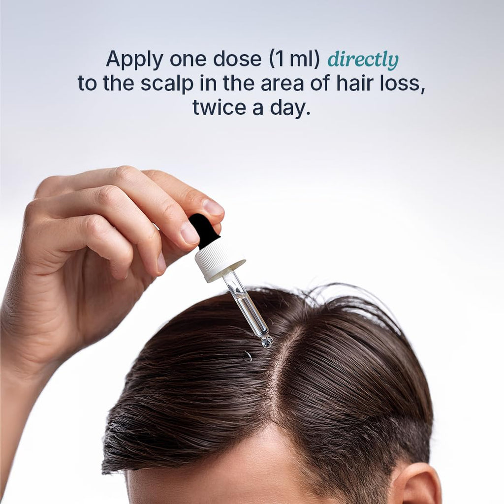 Santo Remedio Men’s Hair Regrowth Treatment – 5% Minoxidil, Fragrance Free, 1-Month Supply