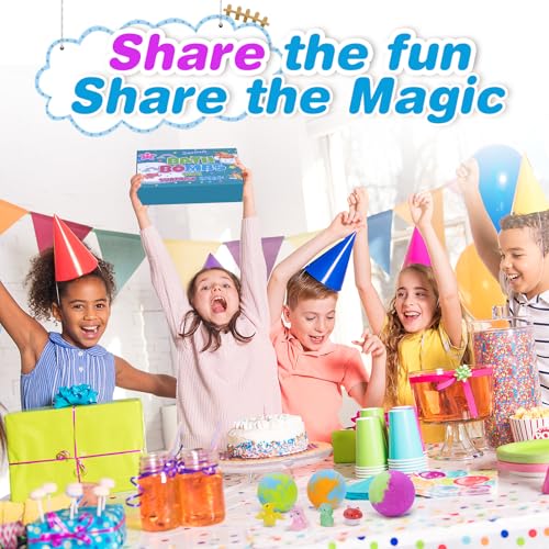 Santrela Bath Bombs for Kids — 20-Pack Surprise Toy Bath Fizzies Gift Set