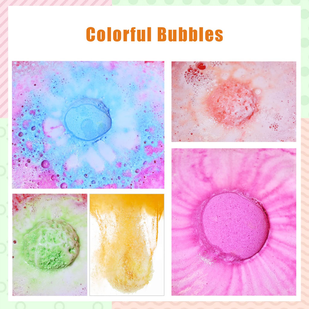Santrela Bath Bombs for Kids — 20-Pack Surprise Toy Bath Fizzies Gift Set