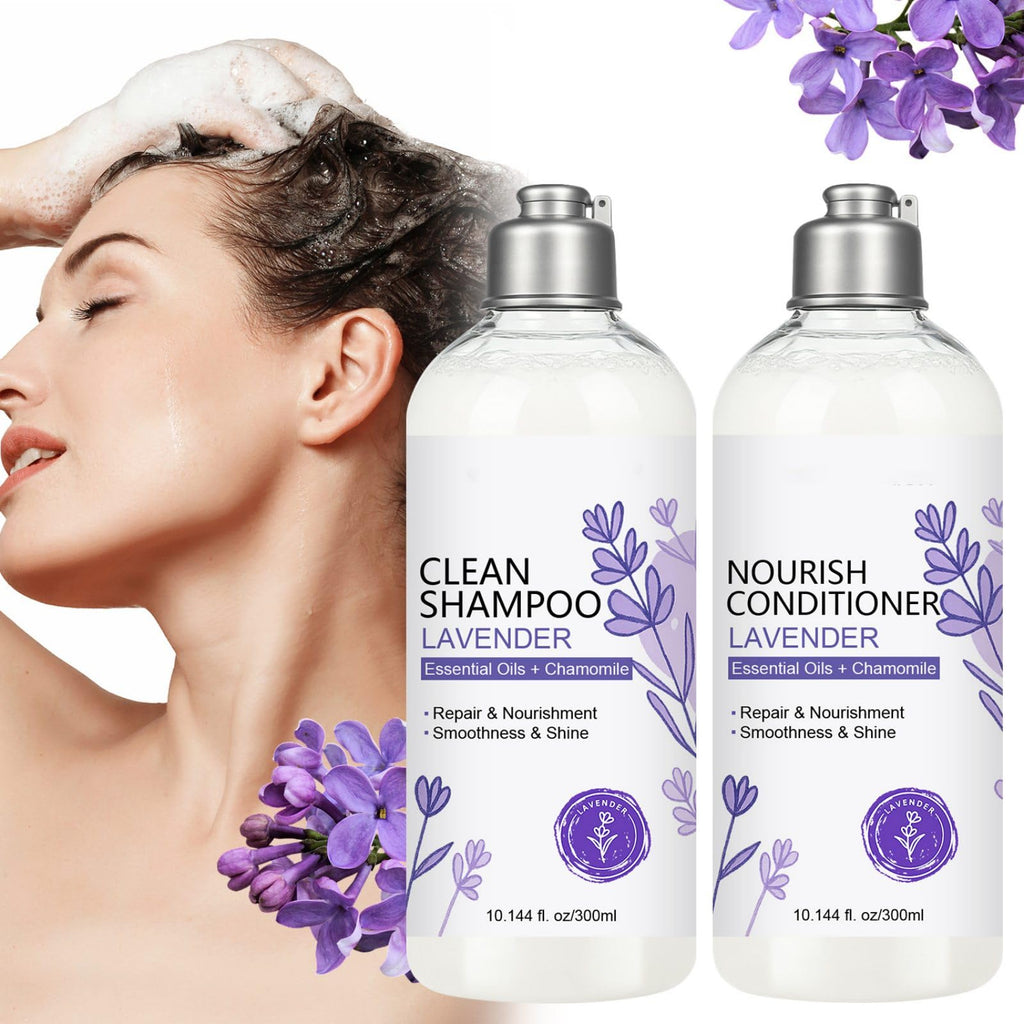 SANZHUAN Lavender Shampoo & Conditioner Set – Strengthen, Hydrate & Shine Hair