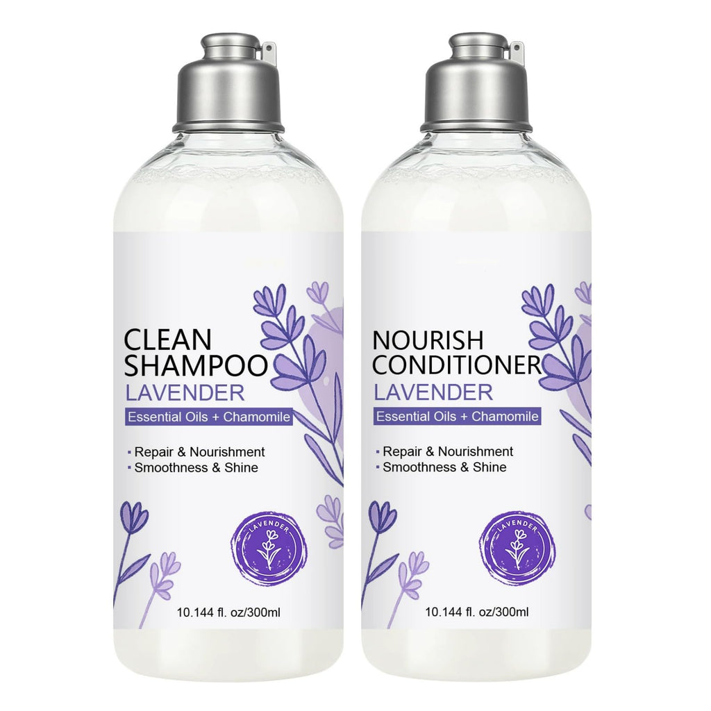 SANZHUAN Lavender Shampoo & Conditioner Set – Strengthen, Hydrate & Shine Hair