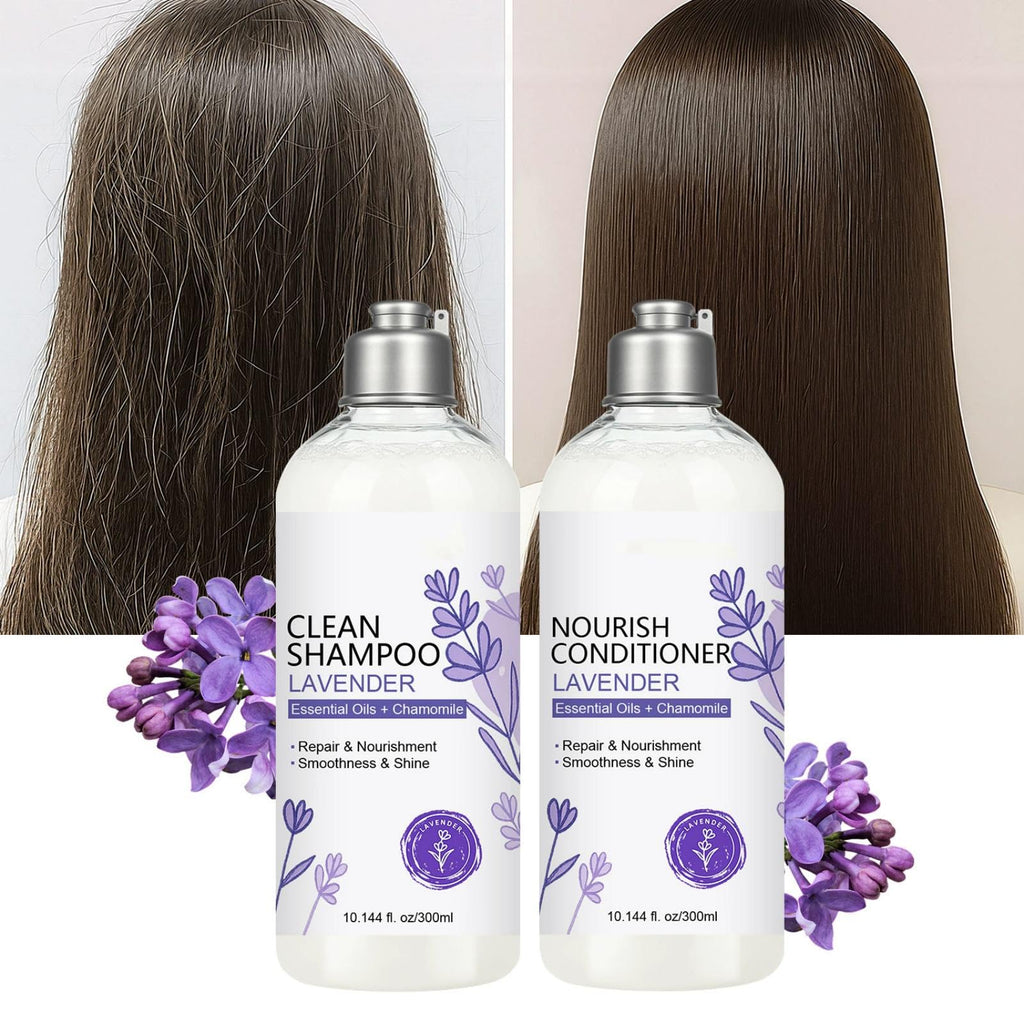 SANZHUAN Lavender Shampoo & Conditioner Set – Strengthen, Hydrate & Shine Hair