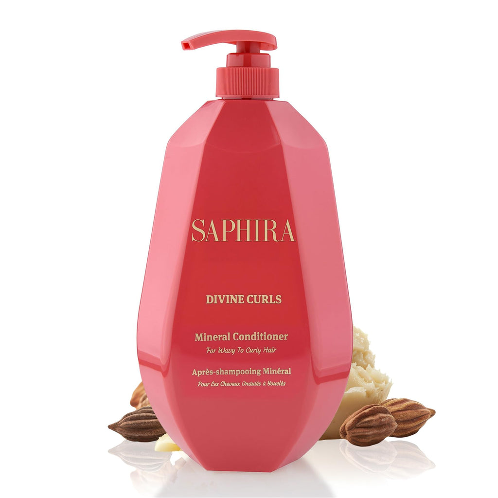 Saphira Divine Curls Conditioner 34oz / 1000ml – Hydrating Curl Care