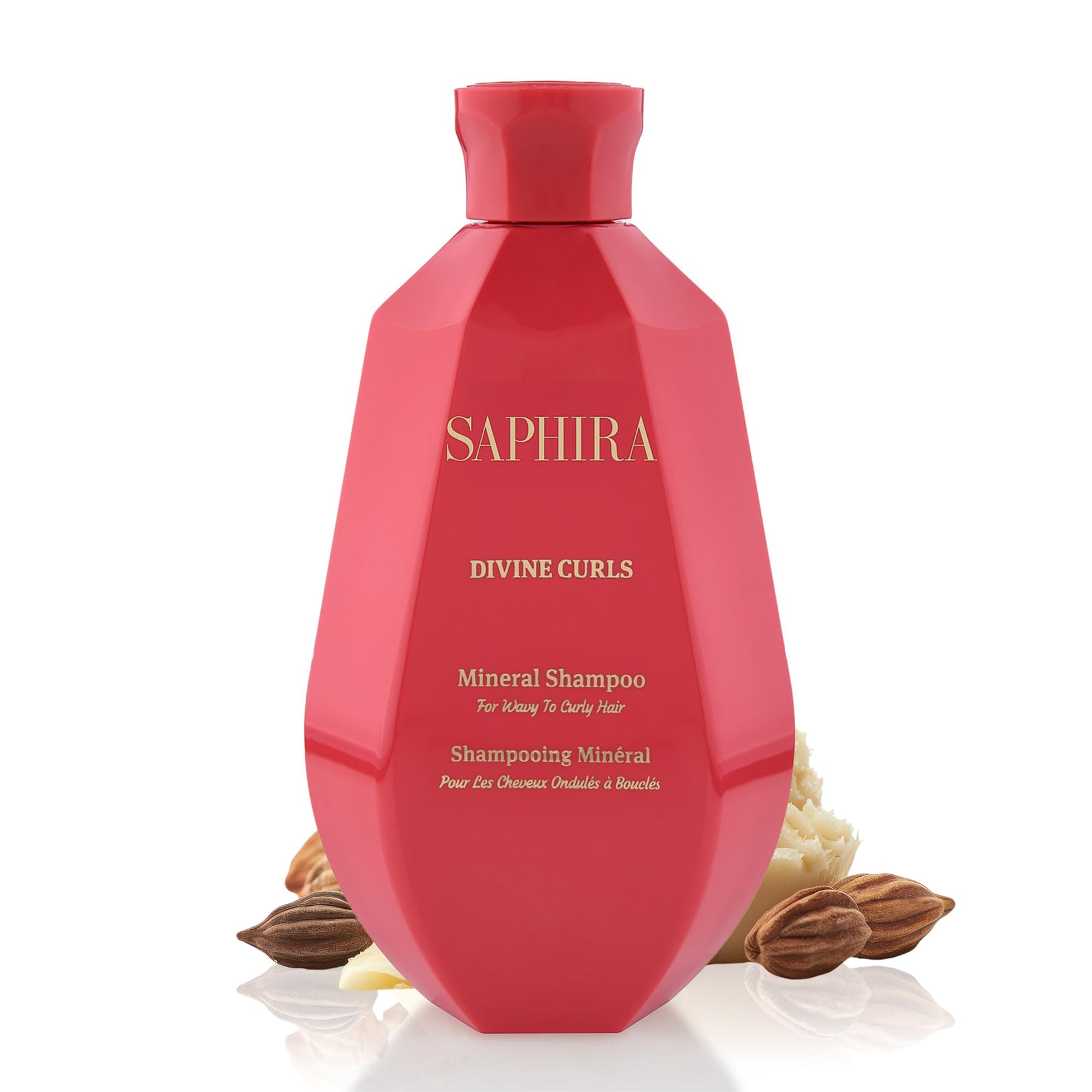 Saphira Divine Curls Shampoo – 8.5oz (250ml) for Defined, Soft Curls
