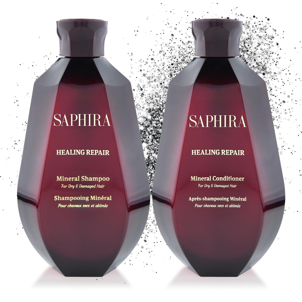 Saphira Healing Repair Shampoo & Conditioner Duo – 8.5oz / 250ml