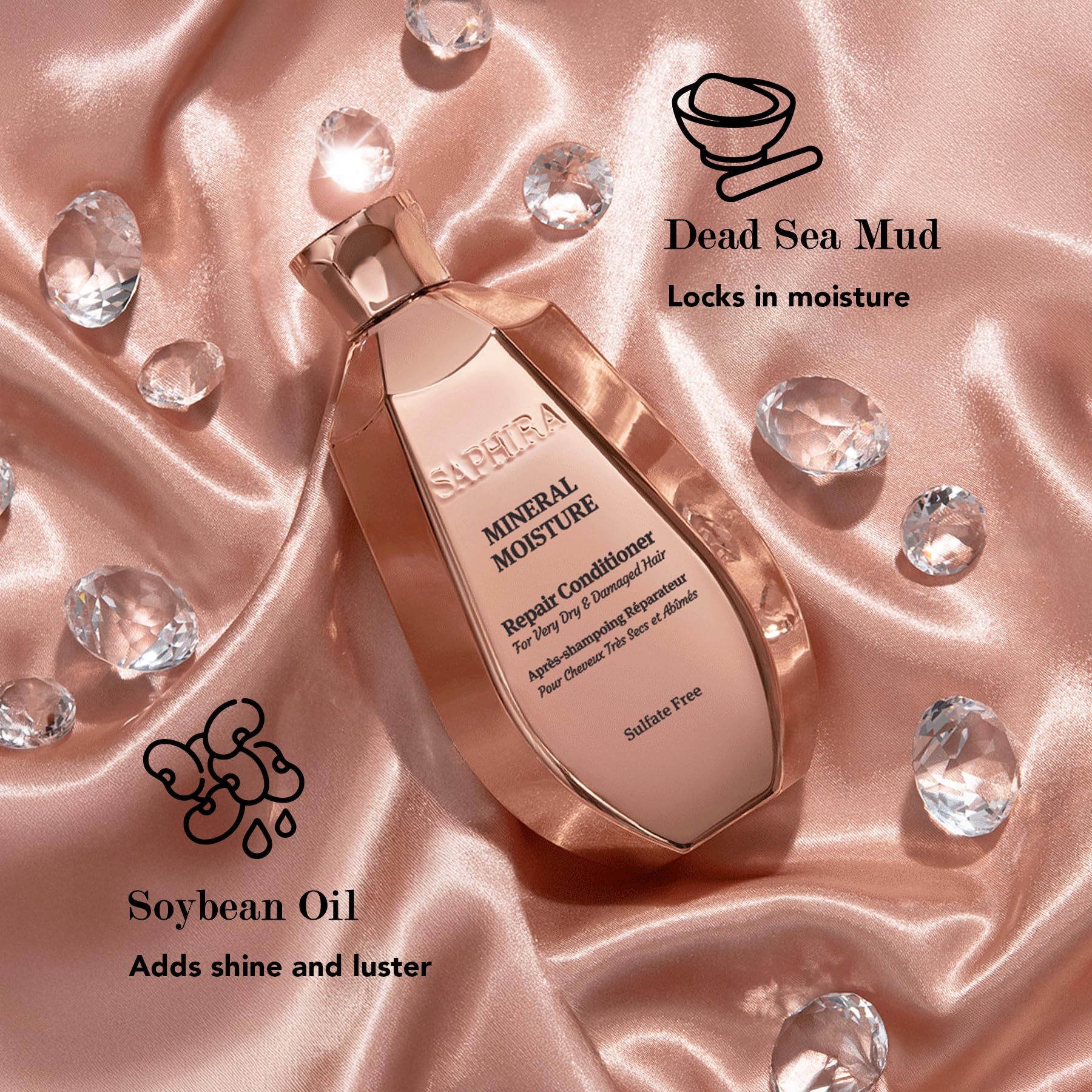 Saphira Mineral Moisture Repair Conditiner | Hydrating Hair Care 250 ml