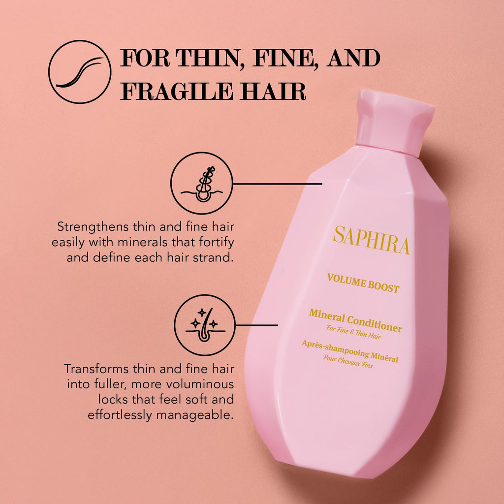 Saphira Volume Boost Conditioner — 8.5 oz / 250 ml