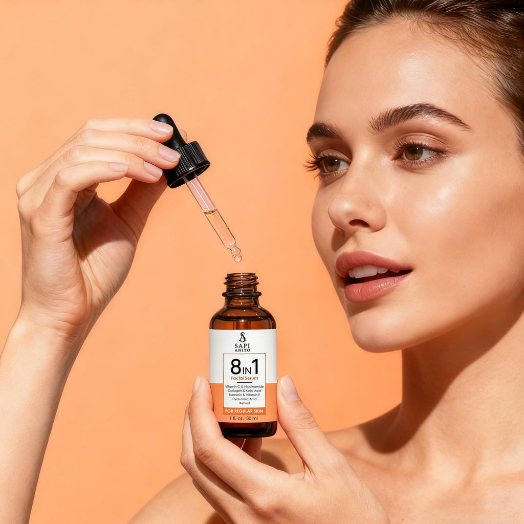 Sapi Anito 8-in-1 Facial Serum for Regular Skin | Vitamin C & Hyaluronic Acid