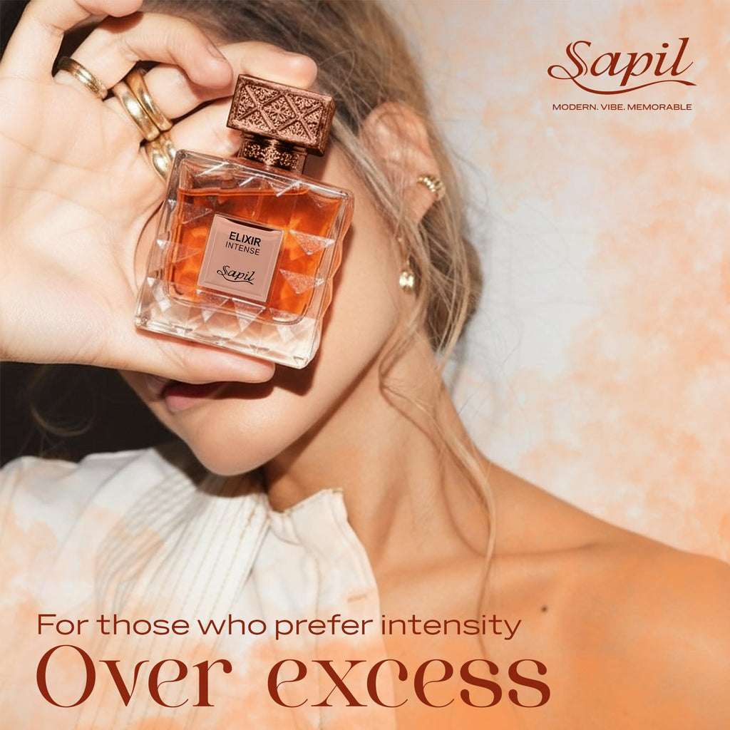 Sapil Elixir Intense Unisex EDP – Fresh Spicy Rose with Vanilla & Amber | 3.4 oz
