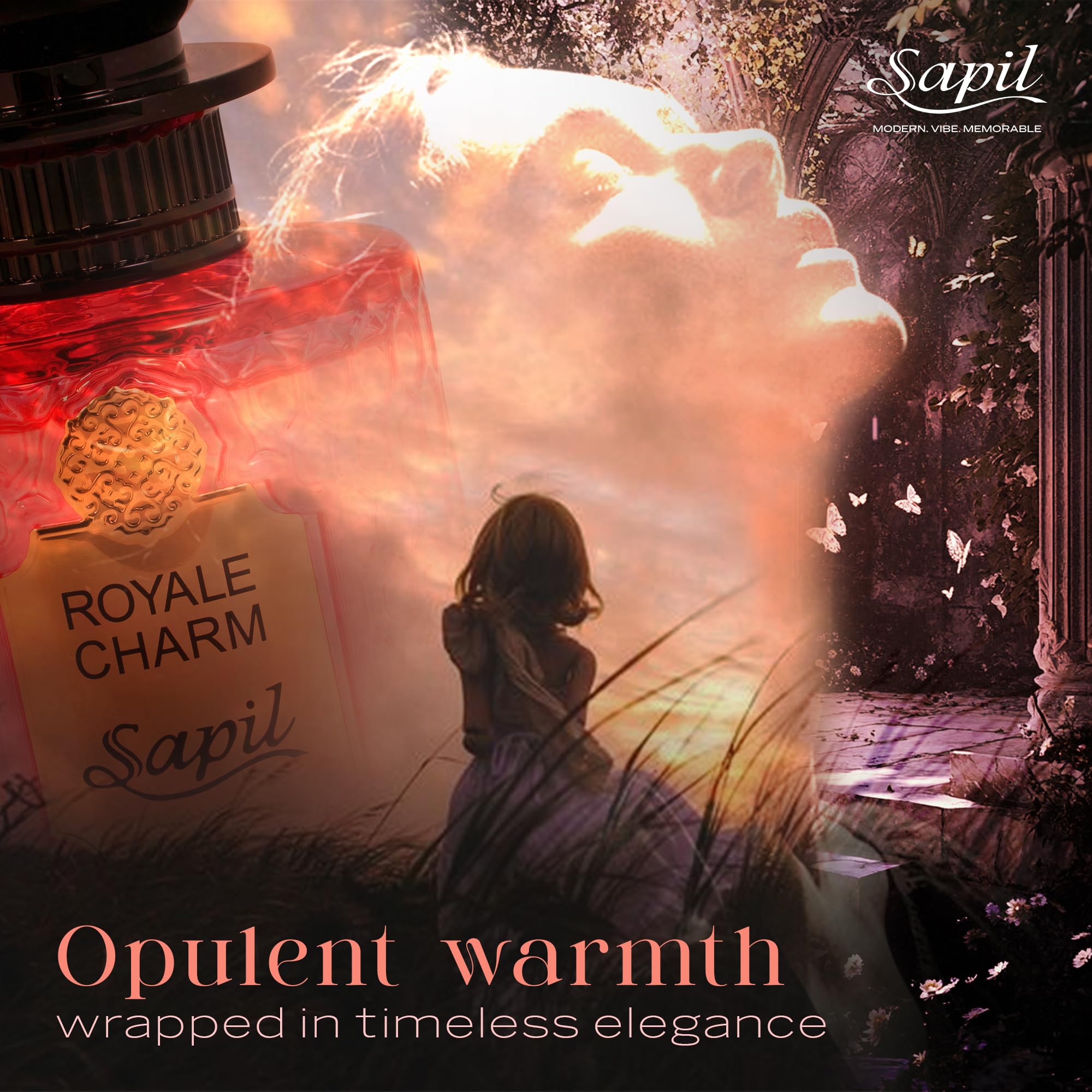 Sapil Royale Charm Eau de Parfum – Unisex Long-Lasting Fragrance (100ml)