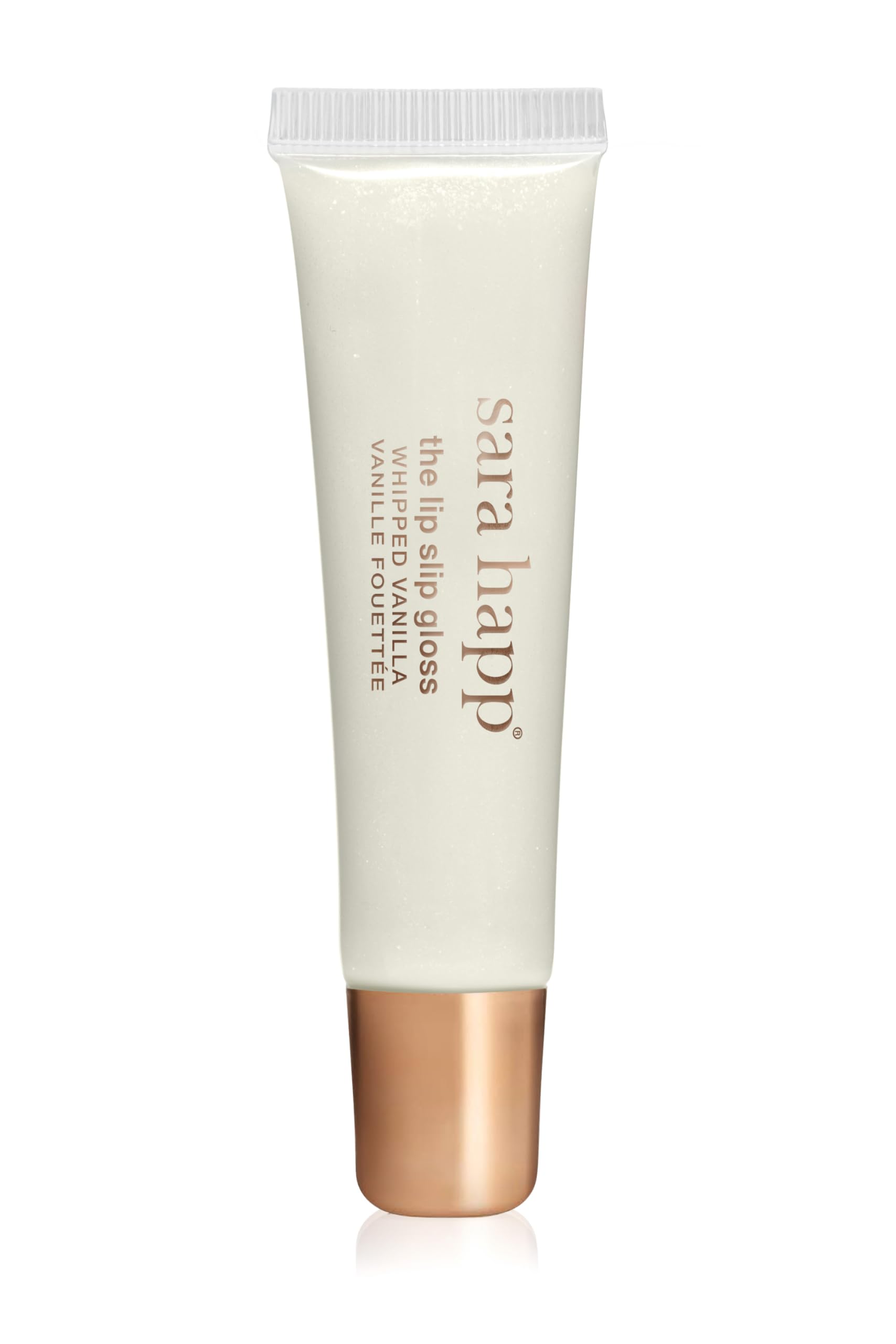 Sara Happ Lip Slip One Luxe Gloss Whipped Vanilla – High Shine Lip Gloss 0.5 oz