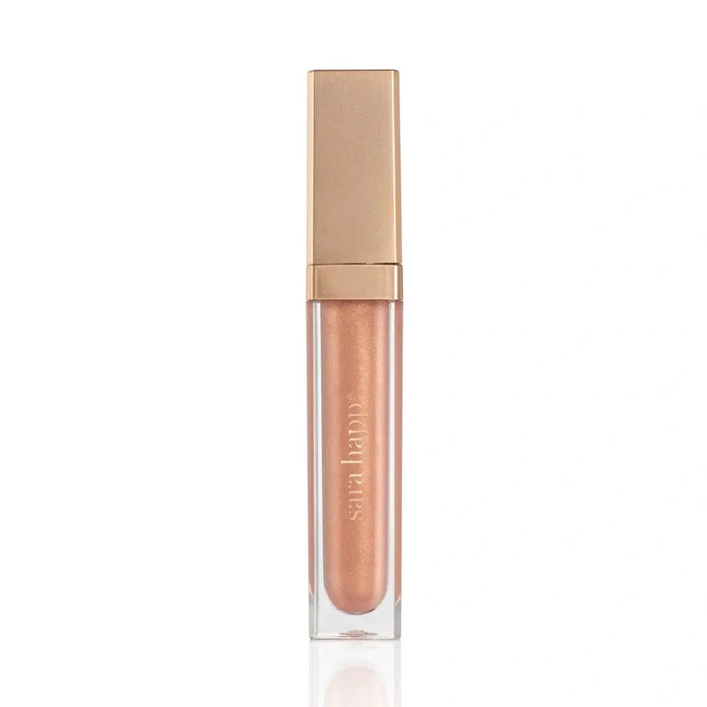 Sara Happ Rose Gold Slip Luxe Gloss – High-Impact Shine, All-Day Hydration, 0.21 fl oz