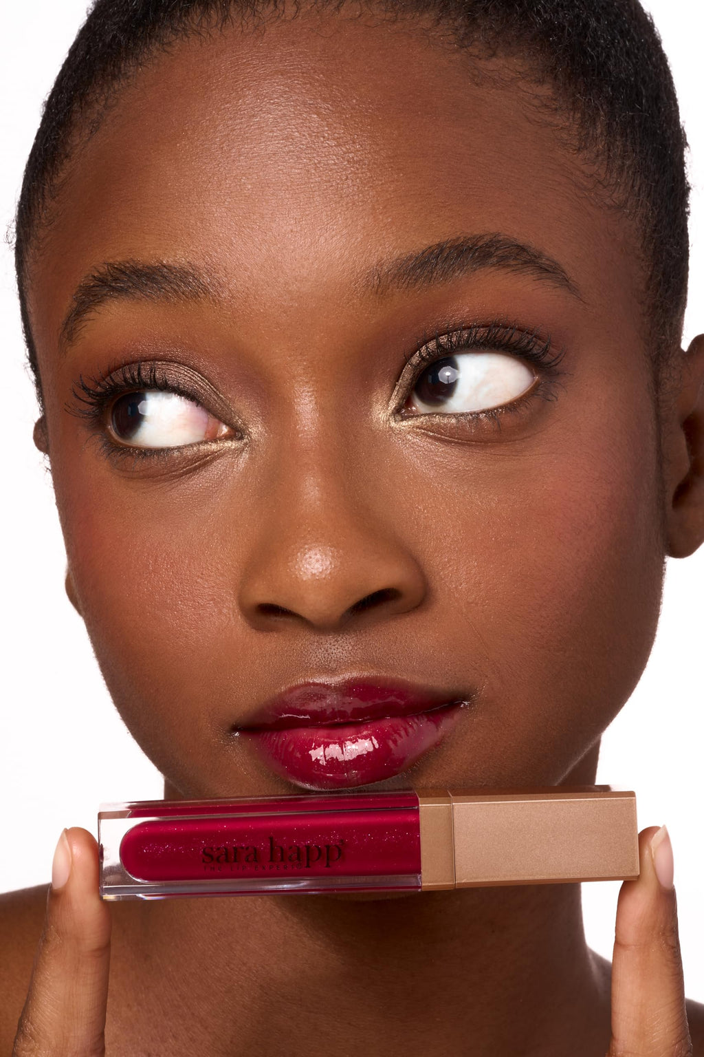 Sara Happ Wild Berry Slip Luxe Gloss – High-Impact Shine & Long-Lasting Hydration (0.21 fl oz)