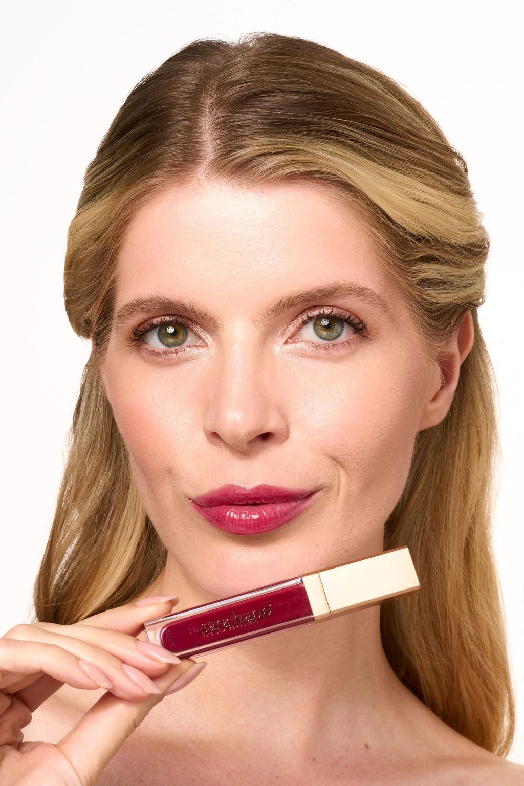 Sara Happ Wild Berry Slip Luxe Gloss – High-Impact Shine & Long-Lasting Hydration (0.21 fl oz)
