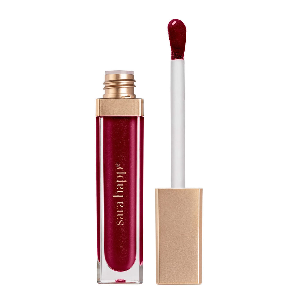 Sara Happ Wild Berry Slip Luxe Gloss – High-Impact Shine & Long-Lasting Hydration (0.21 fl oz)