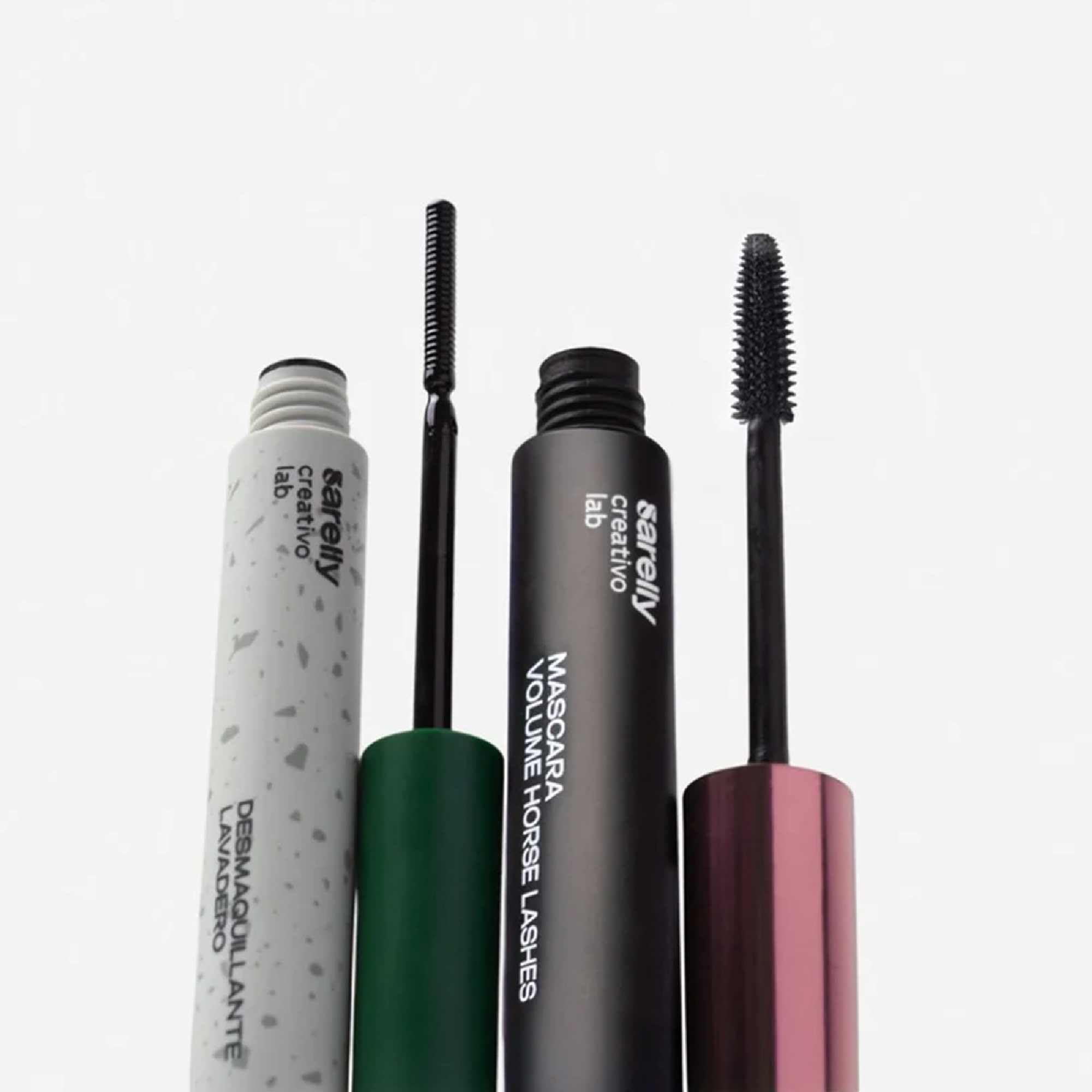 SARELLY Eye Kit: Volume Horse Lashes Mascara + Lavadero Eye Makeup Remover