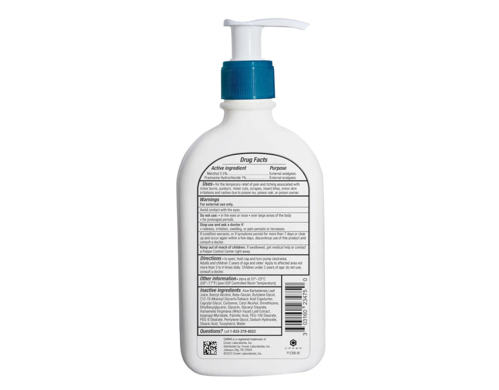Sarna Calm + Cool Anti-Itch Lotion – Steroid-Free Relief, 7.5 Fl oz (Pack of 2)