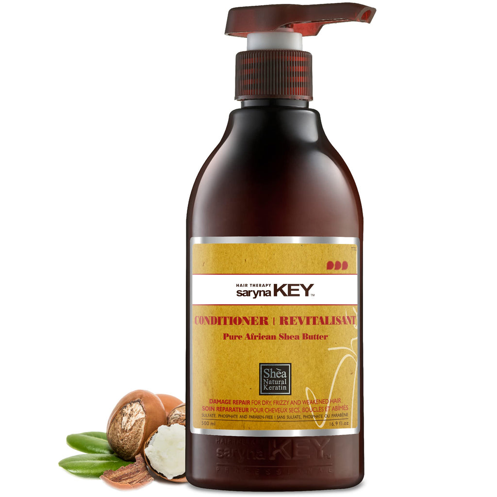 Saryna Key Hair Conditioner with Pure African Shea Butter – Moisturizing for Dry, Frizzy Hair (300ml)