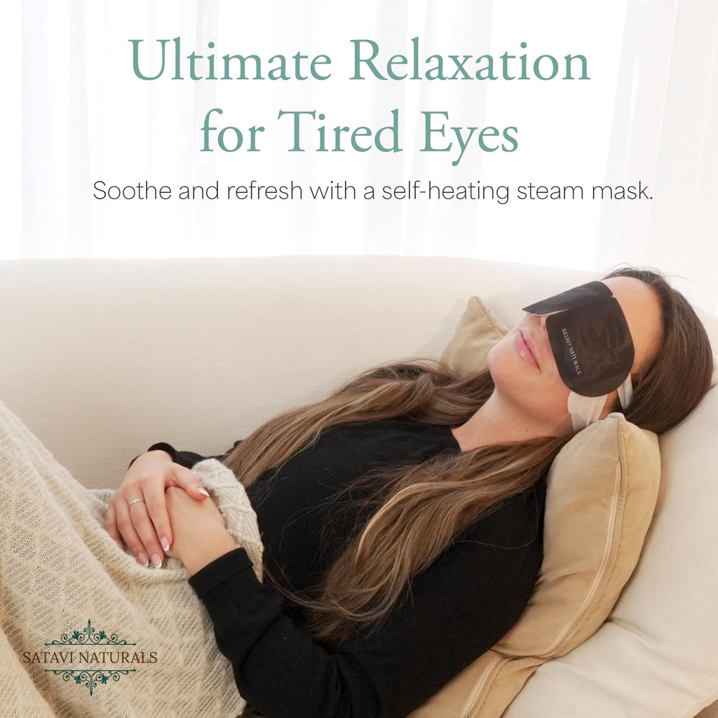 Satavi Naturals Spa Gift Set – Mini Spa Retreat with Bath Bombs & 24K Eye Masks