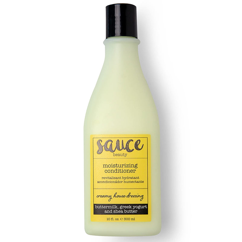 SAUCE BEAUTY Creamy House Dressing Conditioner for Curly Hair — Lightweight Hydration, Frizz Control & Detangler (10 Fl Oz)