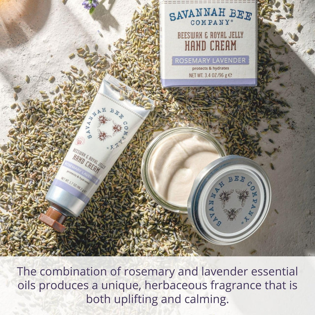 Savannah Bee Company Beeswax Hand Cream – Hydrating Hand Moisturizer & Repair Cream