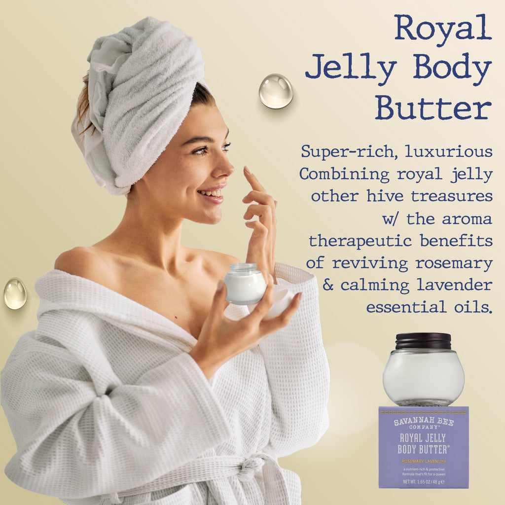 Savannah Bee Company Royal Jelly Body Butter – Deep Hydration for Dry Skin