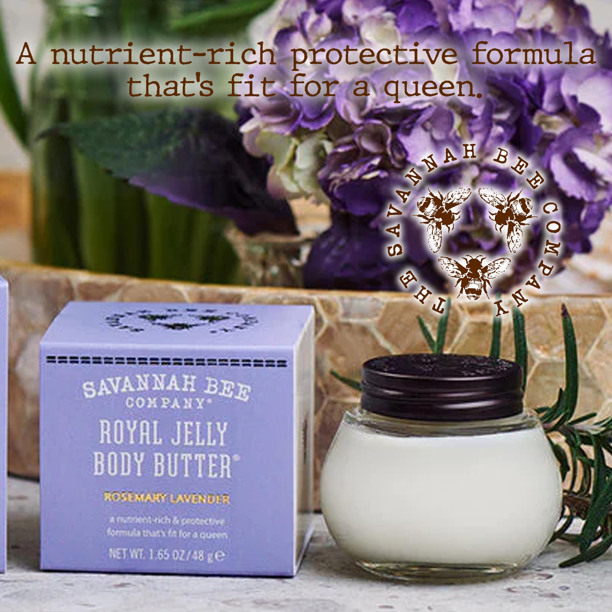 Savannah Bee Company Royal Jelly Body Butter – Deep Hydration for Dry Skin