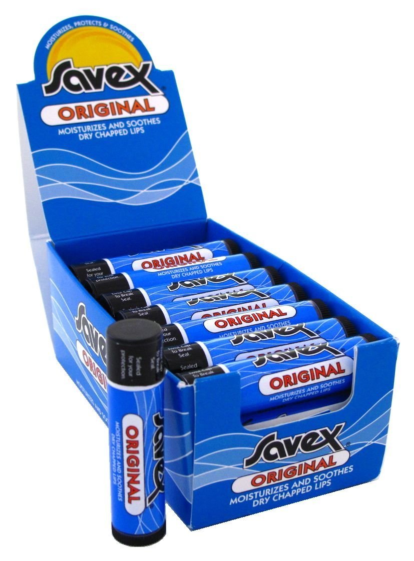 Savex Original Chap Stick 24-Count Pack — Free Up-Grade Shipping