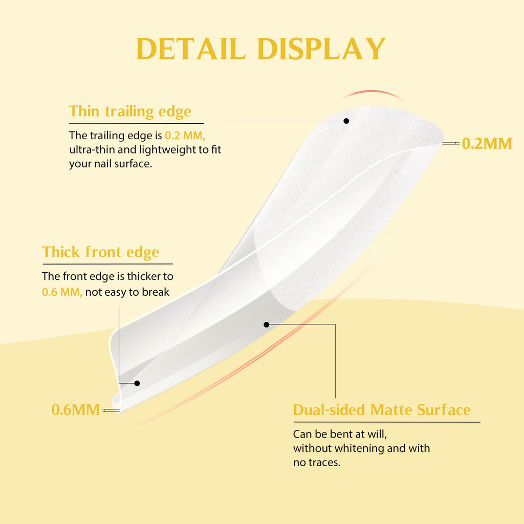 SAVILAND Gel Nail X Kit – 500 Square Tips, 4-in-1 Glue Gel, Mini Lamp & 20,000 RPM Drill