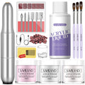 SAVILAND Acrylic Nail Kit with Drill | Beginner Home Salon Set