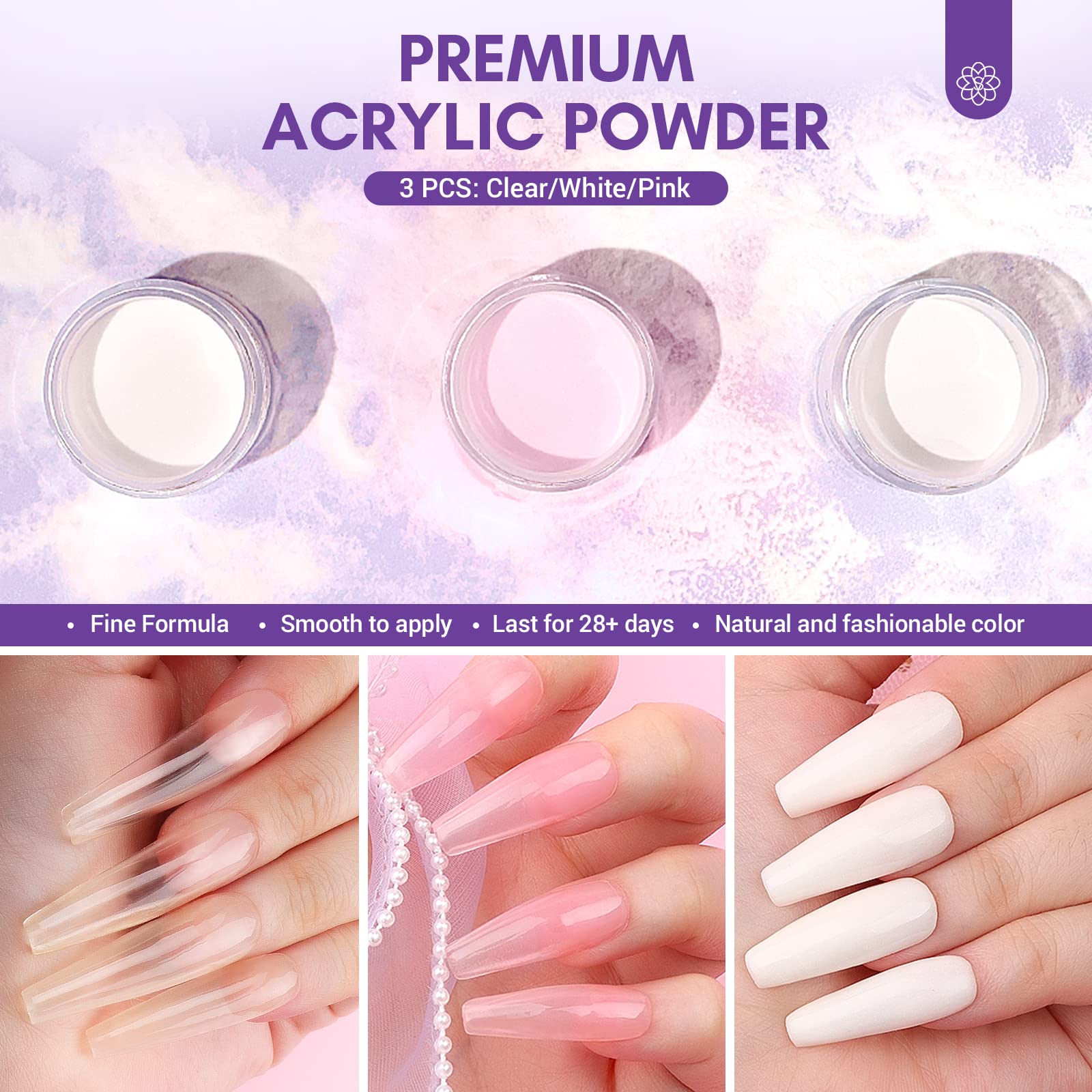 SAVILAND Acrylic Nail Kit with Drill | Beginner Home Salon Set