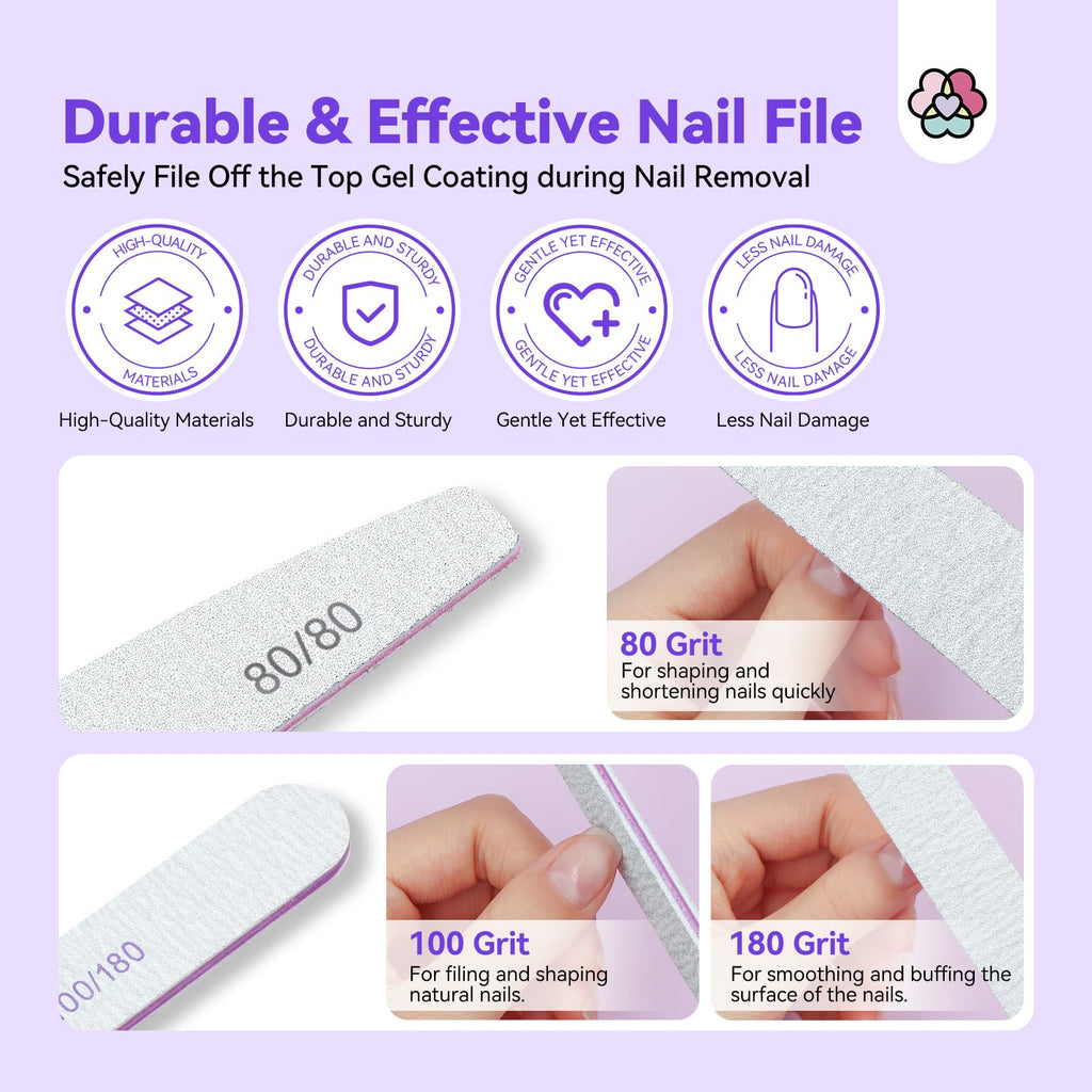 SAVILAND Pure Acetone Nail Polish Remover Kit – 8.45 oz for Gel, Dip Powder & Acrylic Nails