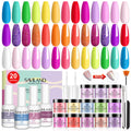 SAVILAND Dip Powder Nail Kit Starter – 29 Pcs Set with Base, Top Coat, Activator