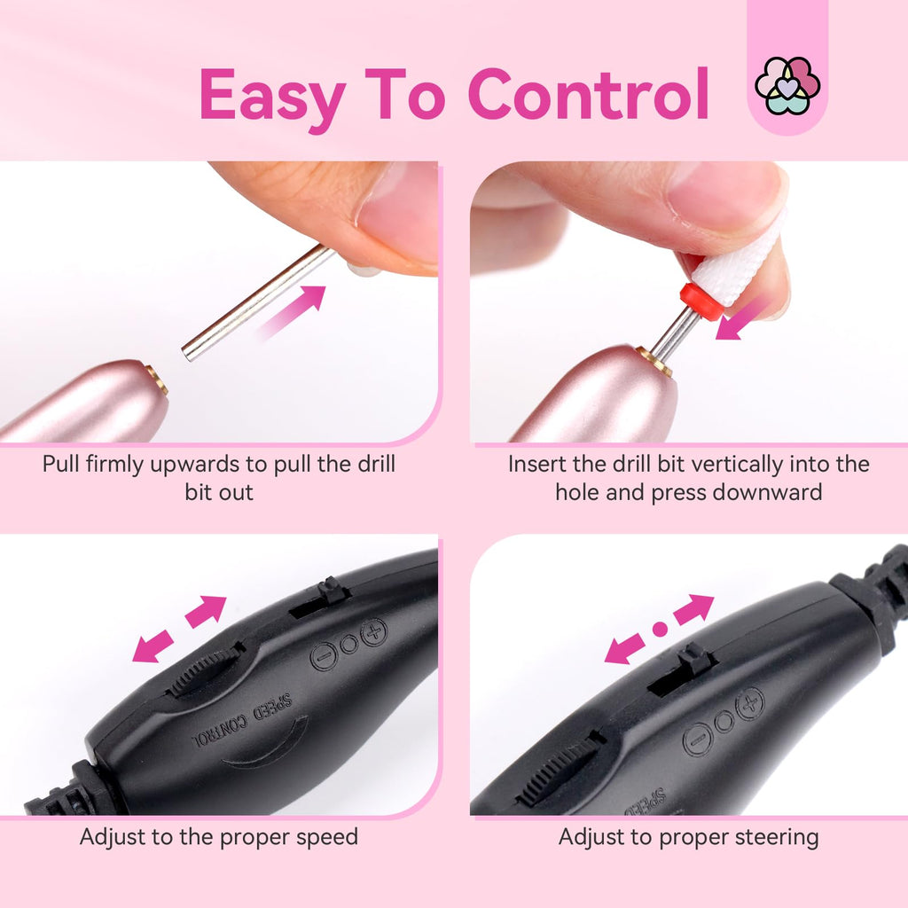 SAVILAND Gel Nail Kit for Beginners – All-in-One At-Home Nail Extension with 4-in-1 Glue Gel, 500 Tips, Mini Lamp