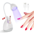 SAVILAND 36W Mini UV Nail Lamp – Portable Dual UV/LED Gel Nail Curing Light with Brush Holder