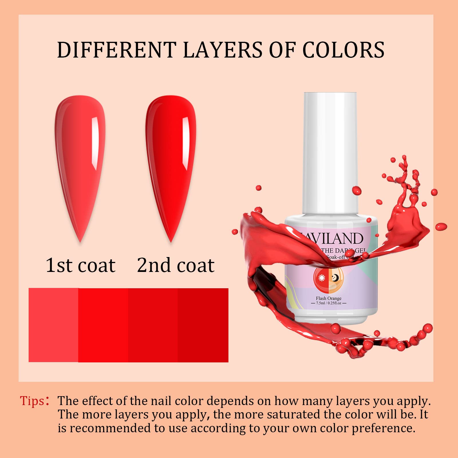 SAVILAND Glow-in-the-Dark Gel Nail Polish Set — 12 Neon Halloween Colors