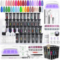 SAVILAND Poly Gel Nail Kit - 36 Colors, All-in-One Starter Set for Home Manicures