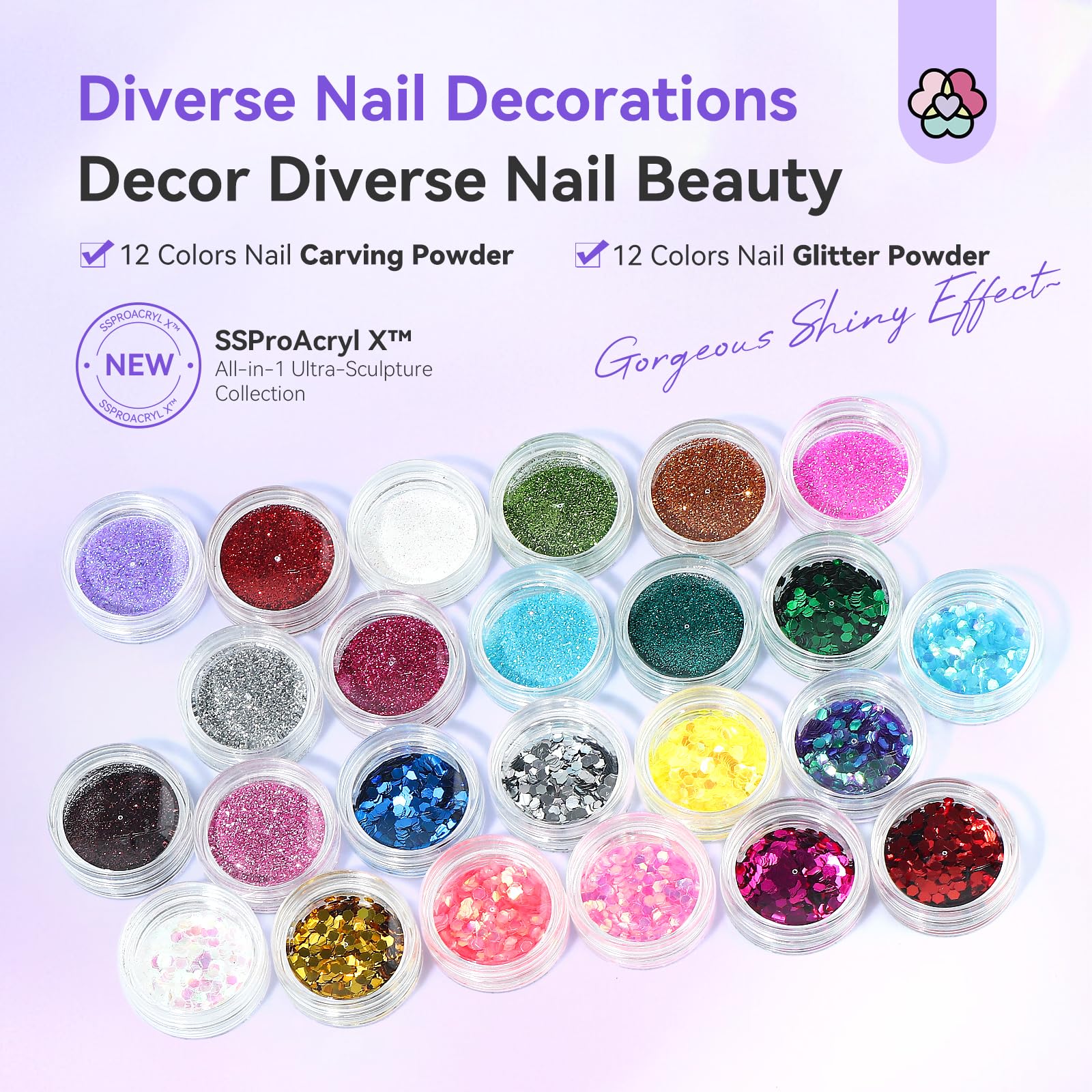 SAVILAND Pro Nail Kit: 30-Day Wear Acrylic System with Electric Drill & Monomer Liquid