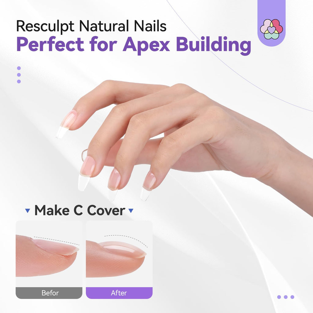 SAVILAND Builder Nail Gel Kit with Nail Drill | UV Lamp, Castor Oil Gel